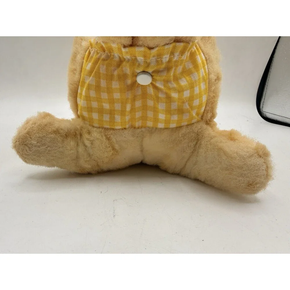 Vintage 12” Eden Toy Yellow Plus Kangaroo Mom & Removable Button Joey In Pocket